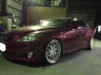 レクサス IS250の中古車販売!スーパースターの新作ホイールゲミュートを装着してカスタム納車