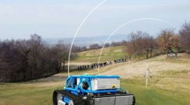 リモコン草刈機XRotのオプション｢RTK簡易設置式アンテナ｣詳細