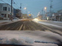 早起きオヤジ　道南函館は昨晩から暴風雪です。