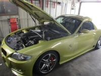 BMW Z4 35iSのエンジンオイル/ブレーキフルード/クーラント交換！