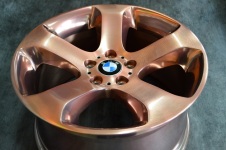 BMW X5ホイール バレル/ブラッシュド/キャンディピンクゴールドカスタム
