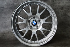BMW用アウトストラーダ スプレッドM7 パウダーコートハイパーシルバーでリメイク