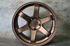 RAYS TE37RT BLACK EDITION ブロンズへ色変えパウダーコート