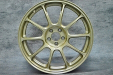 RAYS ZE40 新品ホイールの色変えパウダーコート塗装