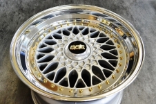 BBS RS 17インチ リム&ピアスボルト交換リバレル ハーフレストア修理