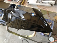 BMW  S1000RR  フロントカウル傷修理でご入庫頂きました♫