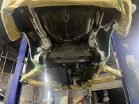 三菱ランサーエボリューションⅣ サビ修理した下廻りアンダーコート施工