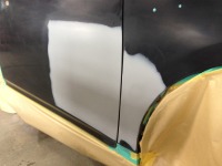 トヨタプリウス運転席ドア／フロントフェンダーのヘコミ板金修理方法！