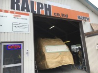 いすゞ ゴミ収集車(パッカー車)荷台の一部をリフレッシュ塗装修理！