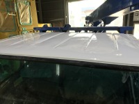 三菱 キャンター高所作業車の屋根塗装完了！