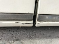 トヨタ 20アルファード モデリスタのドアパネルの割れ修理施工♪