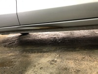 昔ぶつけたサイドステップサビサビになってびっくり日産ルークス修理