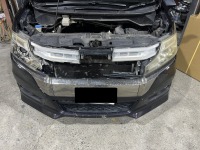 金額抑える方法で車両保険未加入ステップワゴンの鹿接触破損修理