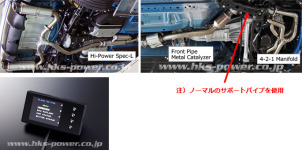 86/BRZ HKS SUPER EXHAUST ECU Package ＜Hi-Power SPEC-L＞