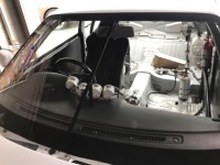 スカイライン GTR BCNR33 強化ポリカーボネート フロントガラス交換 !