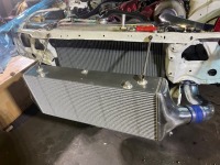 R33 GT-R DRAGマシーン HKS インタークーラー 取り付け！