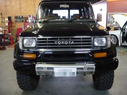 トヨタ ランクル ７８プラド クリアヘッドライトレンズ｜自動車