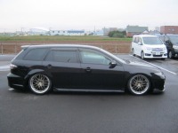 マツダ アテンザの全塗装!ワンオフ車高調製作!スーパースターのビューゲルマイスターエディション装着