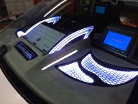 110系マークⅡ リアトレイにアンプインストール!アクリルレーザー加工やメッシュグリル風!