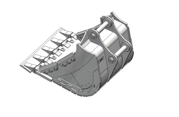 45tクラスPC450用「強化バケット」の特注設計､販売