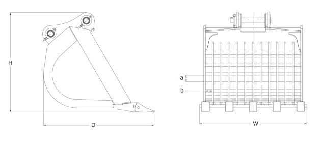 スケルトンバケットSK120総組立図-001