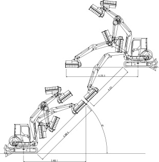 5tクラス＜KK40＞ 【取付け姿勢図】