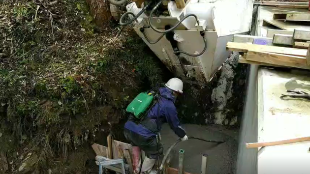 打設量が小量の場合にコンバケ利用！作業コスト低減にも繋がった