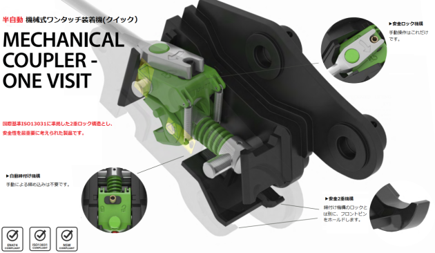 半自動機械式ワンタッチ装着機「半自動クイック」発売