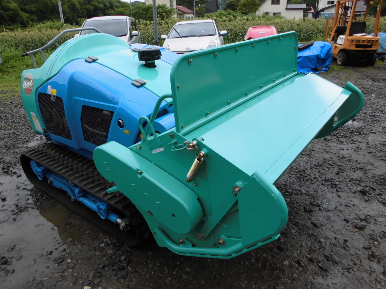 共栄社:ハンマーナイフ☆現役稼働☆ 新車販売の共栄社バロネス製ハンマーナイフモア出庫準備｜建設機械用