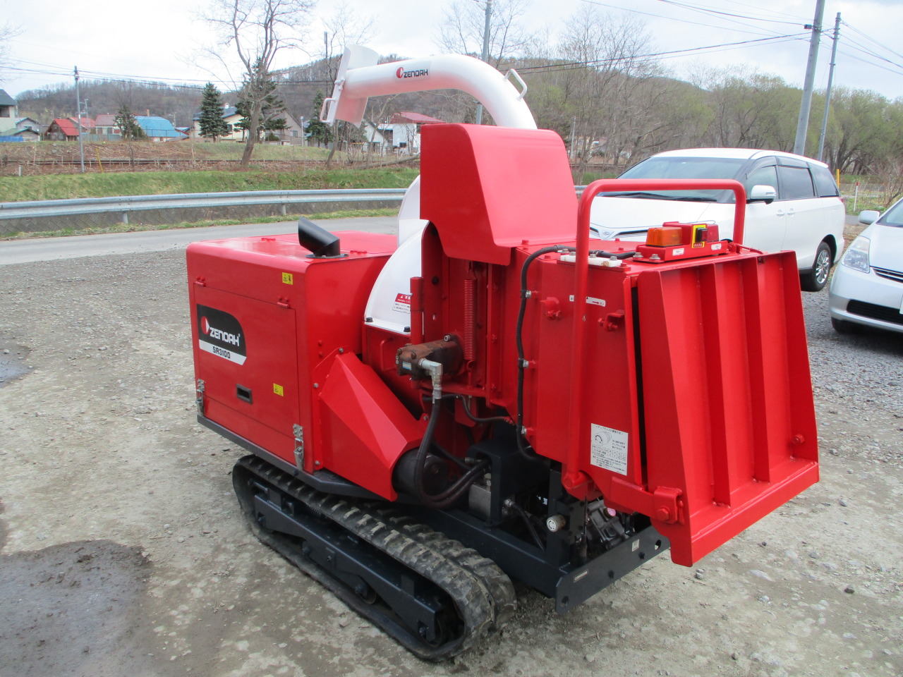 中古ウッドチッパー SR3100 最大処理径 φ200mm/チップサイズ 2〜20mm