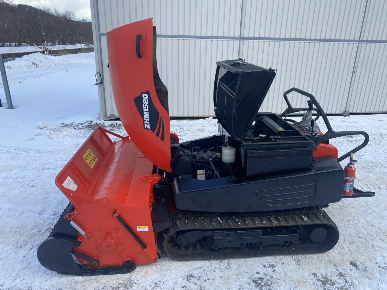 人気の前機種！中古草刈ハンマーナイフモアZHM1520RR 2,417hr｜建設