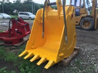 0.7m3用オノデラ製作所製 中古ピラニアバケット(フォークバケット)PK70販売