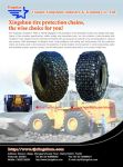 プロが認める低価格！建設機械タイヤ防護用チェーン タイヤプロテクター
