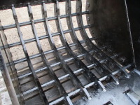 中古0.7m3(18t)クラス スケルトンバケット(網目120mm*150mm)  整備完了
