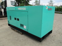 中古 80/100KVA ディーゼル発電機 NES100EI 日本車両製 7700h