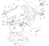 供給停止部品のZHM1510エンジンマウント用クッション販売在庫有