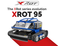 リモコン式草刈ロータリーナイフモア「XRot95」がモデルチェンジ