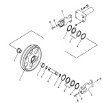 フロントアイドラASSYのASSYとは？(構成部品/付属部品について)