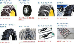 機械/農機用各種タイヤチェーン購入ご質問・状況など参考販売履歴
