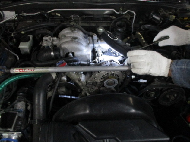FC3S/RX-7のスロットルセンサー交換とスロットルポジション調整