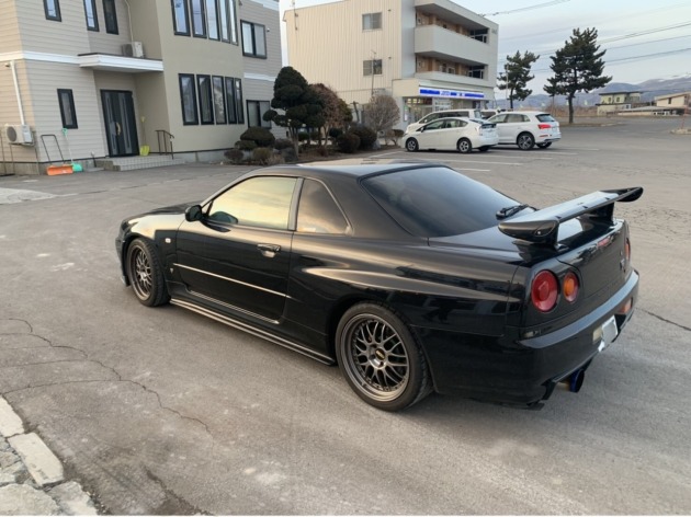 R34GT-Rが「過去の修理跡を修復修理」のご相談でご来店！