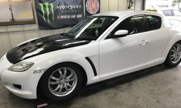 シェルケースが回らないマツダRX-8緊急入庫！無事に車高調整完了
