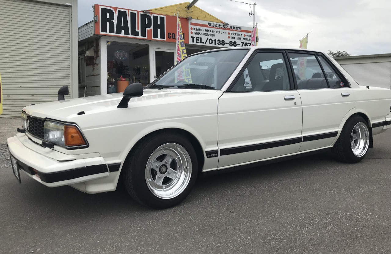 日産910ブルーバード 持ち込み新品SSRスピードスターMK-Ⅱに交換