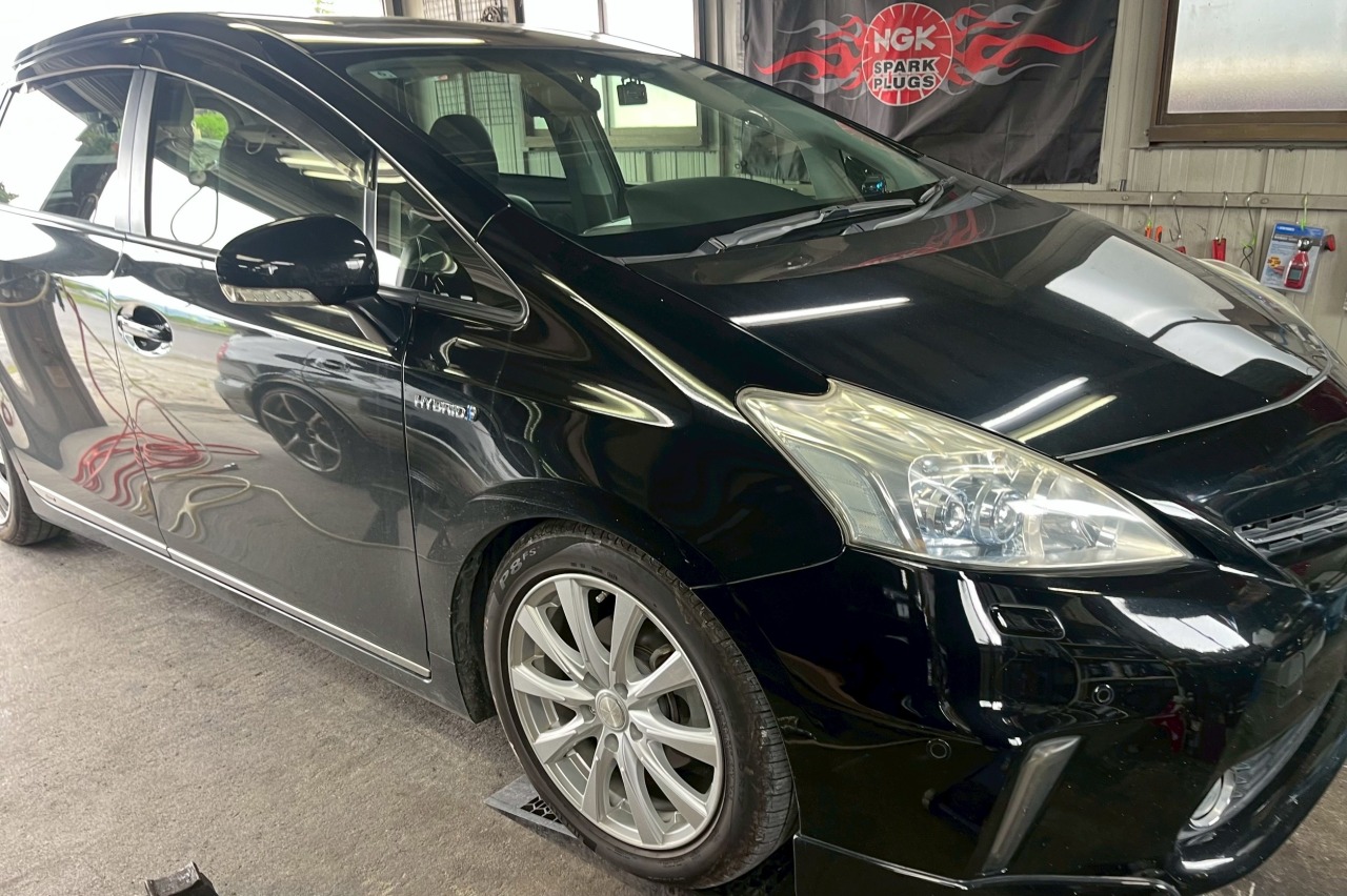車高調(フロント・リア) プリウスαテイン直接取引限定埼玉県南側