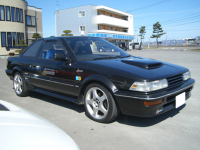 AE92後期スーパーチャージャーレビン GTウイング・マフラー付 サーキットへ復活!