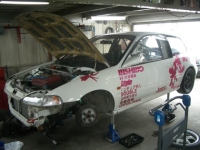 デモ4号機（シビック　ＥＧ6）　花道太郎号（復活に向けて）