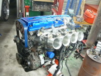 花道太郎・TYPE－R・エンジン組み終わりました。