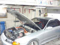 ３２GTR・車検上げです。