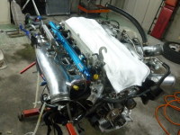 RB28エンジン　明日から加圧試験にはいります