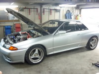 ３２GTR　エンジン交換　パワーFcセッテイング完了